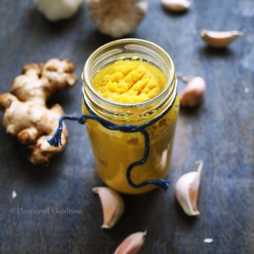 Homemade Ginger Garlic Paste