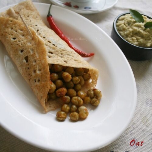 Oats Pea Dosa Recipe | How to make Oats Pea Dosa