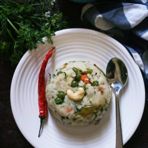 Vegetable rava upma