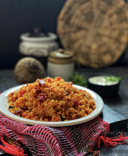 Beetroot Pulao | Beetroot Rice Recipe