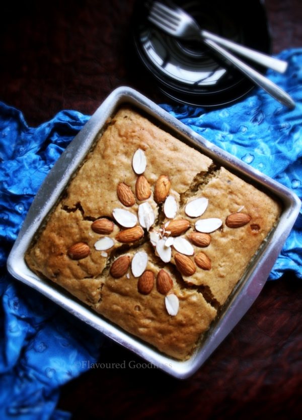 Whole Wheat Banana Bread using Jaggery