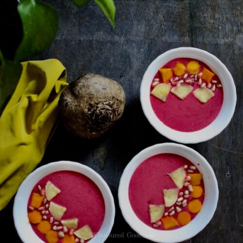 Beet Oats Smoothie Bowl Recipe